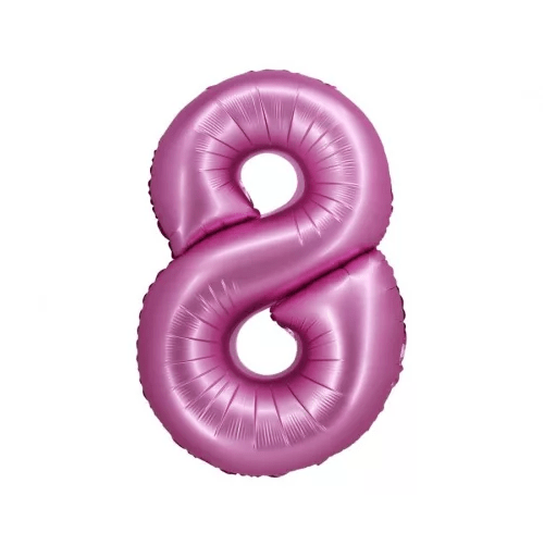 Super Balão Nº 8 Rosa Acetinado 76 cm