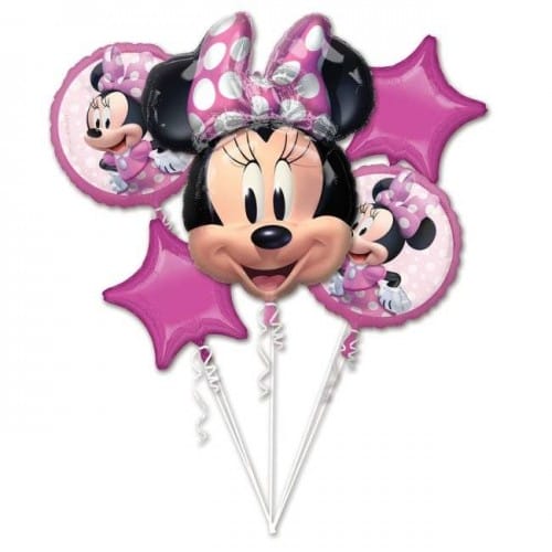 Pack 5 Balões Foil Festa Minnie Mouse