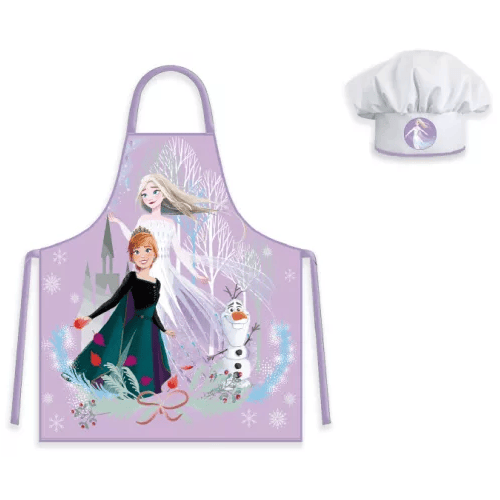 Avental + Gorro de Cozinha Infantil Frozen