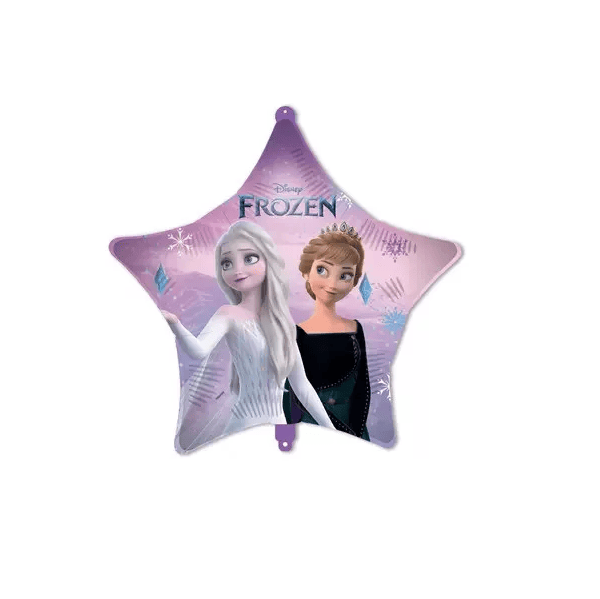 Balão Foil Estrela Festa Frozen 46 cm