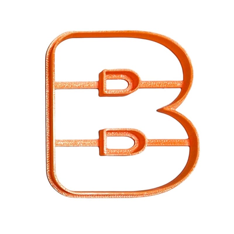 Cortador Letra B Alfabeto 7 cm