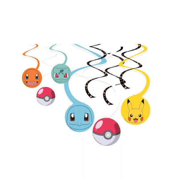 Confetis Pokemon Decorativos 6 Unidades