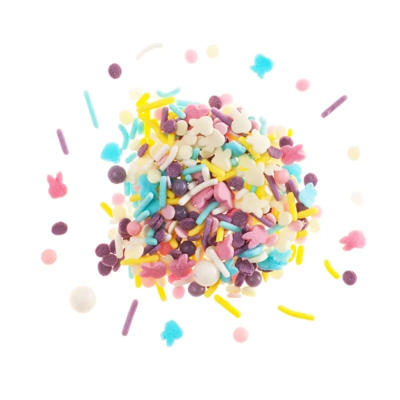 Sprinkles Coelhos Coloridos Decorações de Açúcar 56 gr